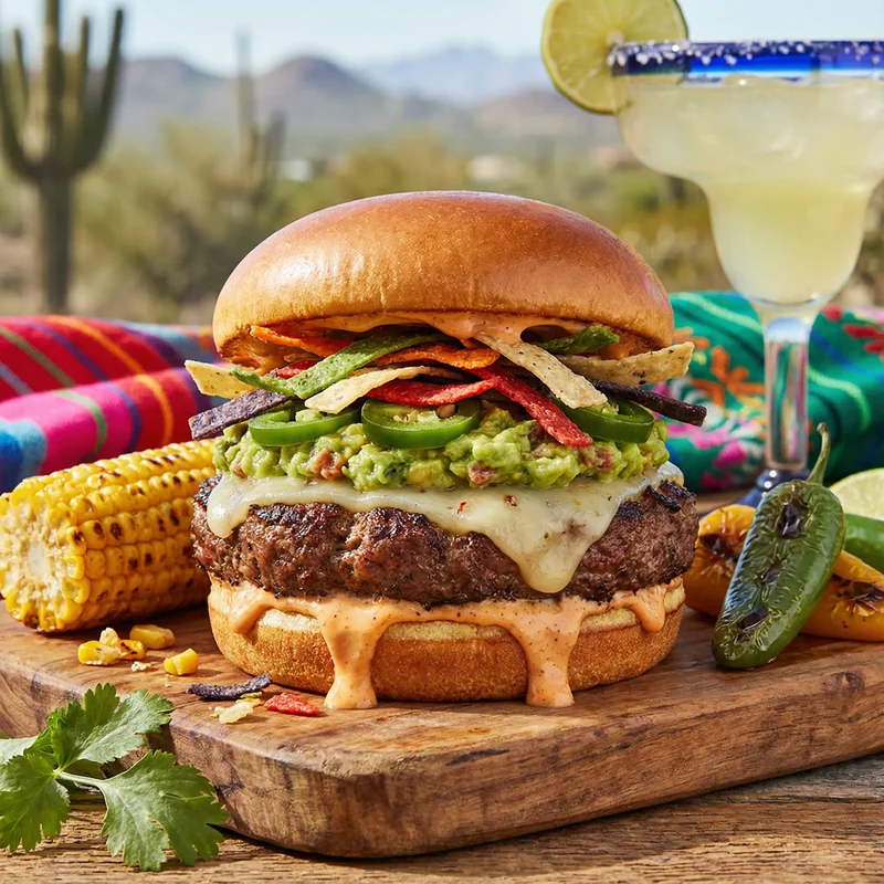 Fiesta Style Burger